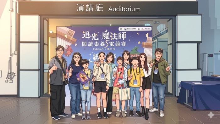 本校同學參加114-2 追光魔法師臺中閱讀素養電競賽總決賽榮獲佳績！