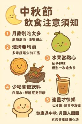 中秋節飲食注意須知圖片